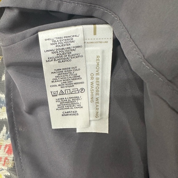 Loft Gray and shimmer PXXS knee length dress NEW - Picture 5 of 8